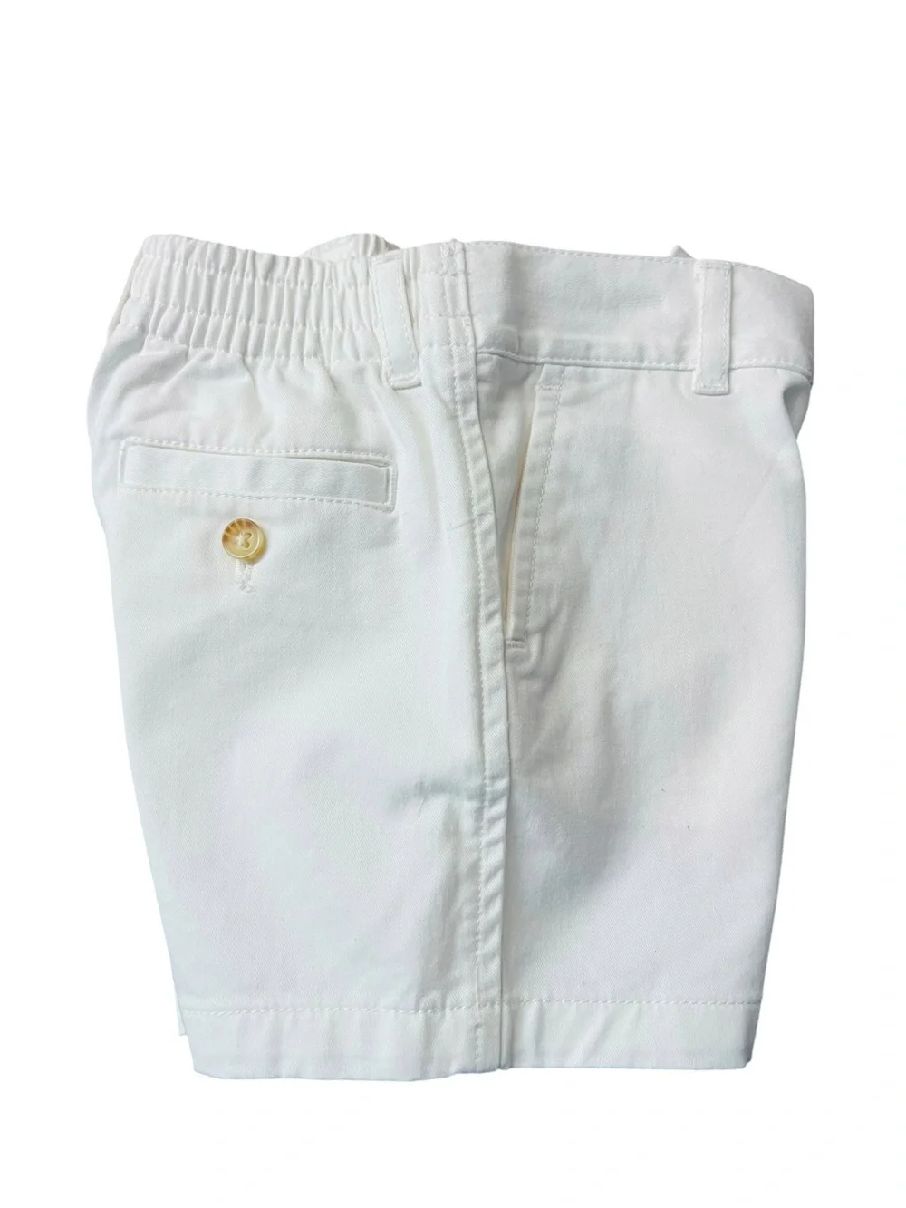 Ralph Lauren White Cotton Shorts Size 9 Months NWT